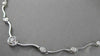 ESTATE FANCY 1.44CTW DIAMOND BY THE YARD 14KT WHITE GOLD STATION NECKLACE #2044