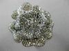 ESTATE MASSIVE 4.57CTW FANCY MULTI COLOR DIAMONDS 18KT WHITE GOLD 3D FLOWER RING