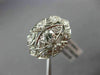 ANTIQUE WIDE .90CT OLD MINE DIAMOND PLATINUM MARQUISE SHAPE FILIGREE RING #21593