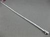 ESTATE 3.90CT ROUND DIAMOND 18KT WHITE GOLD 3D TWO PRONG CLASSIC TENNIS BRACELET