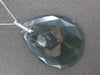 MASSIVE 200.35CT DIAMOND & AAA SMOKY TOPAZ 14K WHITE GOLD FLOATING PENDANT 27775