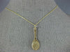 ESTATE 14KT YELLOW GOLD 3D CLASSIC HANDCRAFTED TENNIS RACKET FUN PENDANT #25061