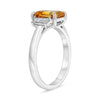 2.86CT DIAMOND AAA YELLOW SAPPHIRE PLATINUM EMERALD CUT 3 STONE ENGAEMENT RING