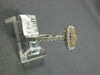 ESTATE .54CT WHITE & PINK DIAMOND 14KT WHITE & ROSE GOLD 3D CLUSTER FUN RING