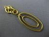 ESTATE LARGE 3.21CT DIAMOND 18KT YELLOW GOLD 3D OVAL CHANDELIER HANGING EARRINGS