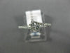 ESTATE .50CT DIAMOND 14KT WHITE GOLD ROUND 3D TWO STONE CRISS CROSS LOVE RING