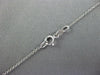 1.84CT WHITE & BLACK DIAMOND 14K WHITE GOLD CIRCULAR PEACE SIGN FLOATING PENDANT