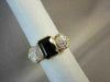 ANTIQUE WIDE 2.14CTW AMETHYST DIAMOND 14KT WHITE & YELLOW GOLD COCKTAIL RING