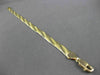 ESTATE WIDE 14KT YELLOW GOLD ITALIAN DOUBLE ROPE DIAMOND CUT BRACELET #23316