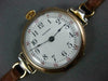 ANTIQUE LARGE WALTHAM 14KT YELLOW GOLD 3D POCKET WRIST WATCH #26601