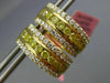 ESTATE WIDE 1.53CT WHITE & FANCY YELLOW DIAMOND 18KT YELLOW GOLD HUGGIE EARRINGS