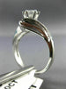 ESTATE WIDE EGL 1.31CT DIAMOND 18KT WHITE GOLD SOLITAIRE ENGAGEMENT RING #10992