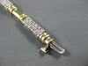 ESTATE 1.40CT DIAMOND 14KT WHITE & YELLOW GOLD BRACELET SIMPLY BEAUTIFUL #10120