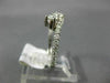 ESTATE 1.0CT ROUND DIAMOND 14KT WHITE GOLD 3D CLASSIC TWO STONE CRISS CROSS RING