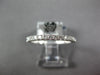 ESTATE .33CT DIAMOND 18KT WHITE GOLD 3D ROUND 2mm SEMI ETERNITY ANNIVERSARY RING