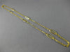 ESTATE 18KT YELLOW GOLD 3D CLASSIC HANDCRAFTED OVAL LINK CHAIN #24730
