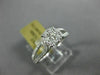 ESTATE .66CT DIAMOND 14KT WHITE GOLD 3D CLASSIC INVISIBLE ROUND ENGAGEMENT RING