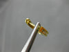 ESTATE .28CT ROUND DIAMOND 14K YELLOW GOLD 7 STONE CHANNEL HUGGIE EARRINGS 22502