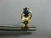 ESTATE 1.46CT DIAMOND & SAPPHIRE 14KT WHITE GOLD ETOILE CLIP ON HANGING EARRINGS