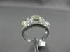 ESTATE WIDE 1.28CT DIAMOND 18KT WHITE & YELLOW GOLD 3D PAVE ETOILE FUN RING