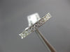 ESTATE .52CT DIAMOND 14KT WHITE GOLD 3D FILIGREE WEDDING ANNIVERSARY RING #18887