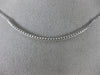 ESTATE LARGE .50CT DIAMOND 14KT WHITE GOLD CLASSIC BAR HAPPY FACE LOVE NECKLACE