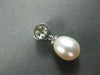 ESTATE .17CT DIAMOND & AAA SOUTH SEA PEARL 18KT WHITE PENDANT WITH CHAIN #1193