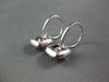 3.0CT DIAMOND & PINK TOPAZ 14KT WHITE GOLD CUSHION SQUARE HALO HANGING EARRINGS