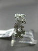 ESTATE .26CT DIAMOND 14KT WHITE GOLD 3D FLEUR DE LIS ETERNITY ANNIVERSARY RING