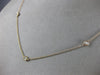 ESTATE .30CT DIAMOND 14KT ROSE GOLD 3D CLASSIC FIVE STONE BY THE YARD NECKLACE