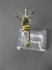 ESTATE .80CT DIAMOND 14KT WHITE & YELLOW GOLD SEMI MOUNT ENGAGEMENT RING #17364
