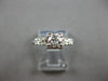 ANTIQUE .57CT OLD MINE DIAMOND PLATINIM FISHTAIL 5 STONE ENGAGEMENT RING #28024