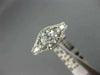 GIA CERTIFIED 1.25CT ROUND & BAGUETTE DIAMOND 14K WHITE GOLD 3D ENGAGEMENT RING