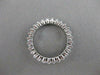 ESTATE 1.68CTW DIAMOND SHARED ETERNITY 14KT WHITE GOLD RING 2.5MM 6.25 #20960