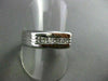 ESTATE WIDE .70CT DIAMOND 14K W GOLD PRINCESS CUT ANNIVERSARY WEDDING RING #1298
