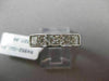 ESTATE 1.54CT DIAMOND 14K WHITE GOLD 5 STONE PRINCESS CHANNEL ANNIVERSARY RING