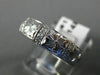 ANTIQUE .36CT DIAMOND 14K GOLD FLOWER FILIGREE ETERNITY ANNIVERSARY  RING #11990