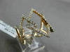 ESTATE MASSIVE .95CT DIAMOND 18KT ROSE GOLD 3D DIAMOND SHAPE SEMI ETERNITY RING