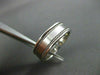 ESTATE WIDE 14KT WHITE GOLD FILIGREE DOUBLE ROPE DESIGN MENS WEDDING RING #1316
