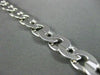 ESTATE WIDE 14KT WHITE GOLD SOLID HANDCRAFTED ITALIAN CLASSIC BRACELET #22778