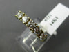 ESTATE 1.15CT DIAMOND 14KT YELLOW GOLD 3D 7 STONE WEDDING ANNIVERSARY RING #221