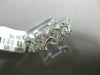 ESTATE .36CT DIAMOND 14K WHITE GOLD MULTI LEAF ETERNITY WEDDING ANNIVERSARY RING