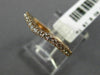 ESTATE .19CT DIAMOND 14KT ROSE GOLD CURVE SEMI ETERNITY WEDDING ANNIVERSARY RING
