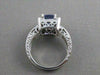 ESTATE 2.16CT DIAMOND TANZANITE 18K GOLD FILIGREE COCKTAIL ENGAGEMENT RING 21514