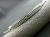 ESTATE .38CT ROUND DIAMOND 14KT WHITE GOLD 3D 3.5mm CLASSIC BANGLE BRACELET