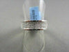 ESTATE 7MM ETERNITY PRINCESS 3.27CT DIAMOND 18KT WHITE GOLD RING EXCEPTIONAL!!!!