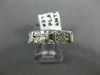 ANTIQUE WIDE 1.69CT DIAMOND PLATINUM 3D ETERNITY WEDDING ANNIVERSARY RING #21351