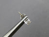 ESTATE .40CT DIAMOND 14KT WHITE GOLD 3D CLASSIC SOLITAIRE STUD EARRINGS #17279