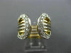 ESTATE CARTIER LARGE .50CT DIAMOND 18KT TWO TONE GOLD 3D MULIT ROW TENSION RING