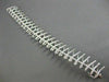 ESTATE WIDE 3.85CT DIAMOND 14K WHITE GOLD FLOATING X DESIGN BRACELET VERY UNIQUE